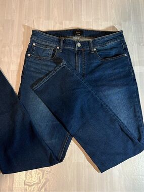 Quince Men’s Warren Stretch Relaxed Straight Jeans Blue 33x30